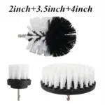 3-Piece Drill Brush Attachment Set