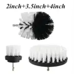 3-Piece Drill Brush Attachment Set