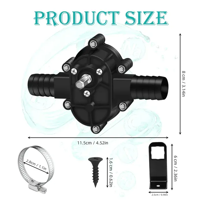 Hand Drill Pump Setup