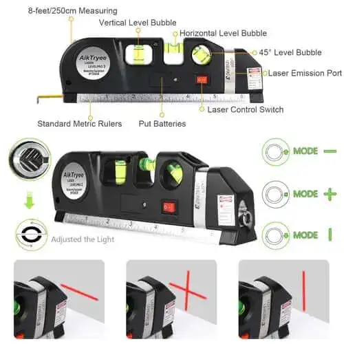 Laser Level Tool Features