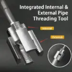 Integrated Internal & External Pipe Threading Tool - Image 2